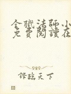 全职法师小说 免费阅读在线