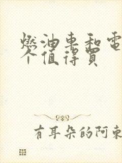 燃油车和电车哪个值得买