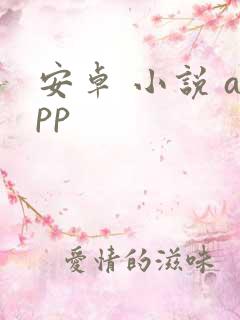 安卓 小说 app