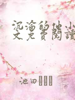 沉沦的他小说全文免费阅读