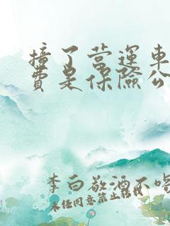 撞了营运车误工费是保险公司赔吗