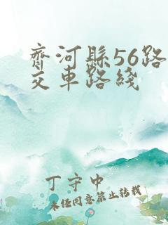 齐河县56路公交车路线