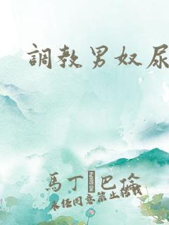 调教男奴尿道