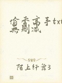 偷香高手txt无删减