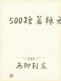 500短篇辣文