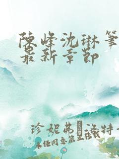 陈峰沈琳笔趣阁最新章节
