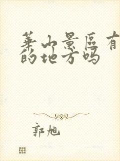 华山景区有存包的地方吗