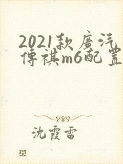 2021款广汽传祺m6配置