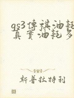 gs3传祺油耗真实油耗多少