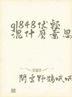 gl848伏轻混什么意思