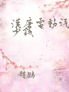 汉唐电动汽车多少钱