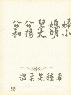 公公儿媳妇苏晴和杨大明小说免费阅读