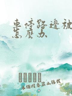 车停路边被剐蹭怎么办
