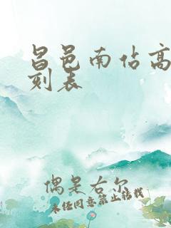 昌邑南站高铁时刻表 昌邑南站高铁时刻表