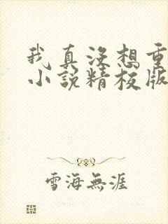 我真没想重生啊小说精校版全集txt