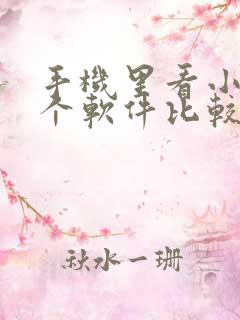 手机里看小说哪个软件比较好
