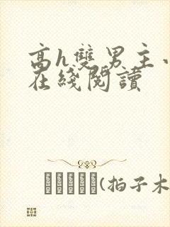 高h双男主小说在线阅读