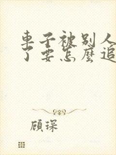 车子被别人抵押了要怎么追回