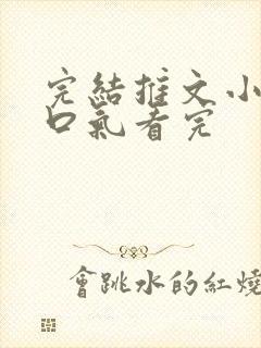 完结推文小说一口气看完
