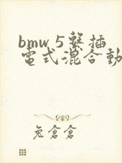 bmw 5系插电式混合动力价格