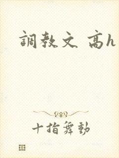 调教文 高h