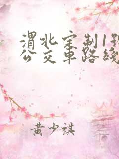 渭北定制1号线公交车路线