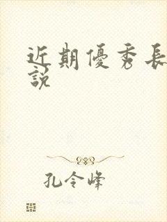 近期优秀长篇小说