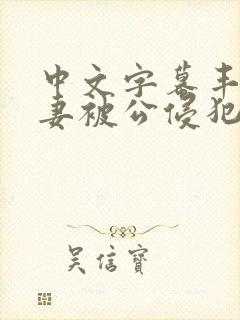 中文字幕丰满人妻被公侵犯