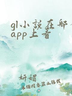 gl小说在哪个app上看