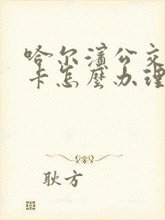 哈尔滨公交老年卡怎么办理