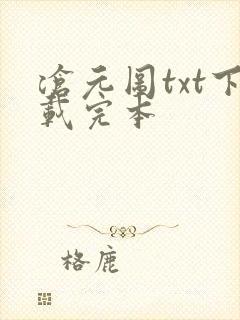 沧元图txt下载完本