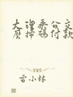 大理乘公交车怎么扫码付款