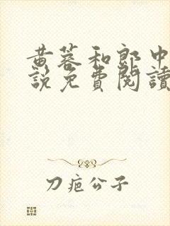 黄蓉和郎中的小说免费阅读笔趣阁