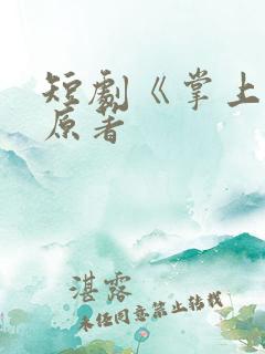 短剧《掌上娇》原著