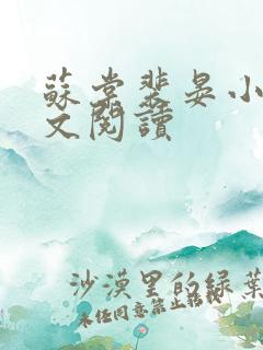苏棠裴晏小说全文阅读 苏棠裴晏小说全文阅读