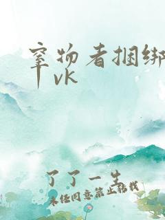 窒物者捆绑调教丨vk