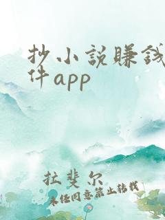 抄小说赚钱的软件app