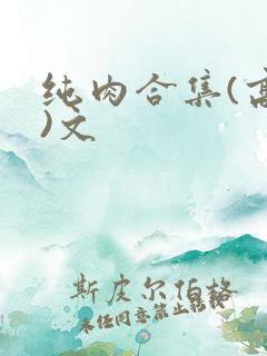 纯肉合集(高h)文 纯肉合集(高h)文