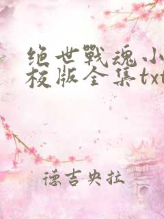 绝世战魂小说精校版全集txt