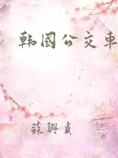 韩国公交车图片