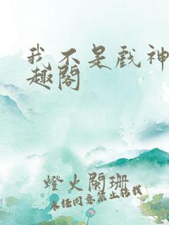我不是戏神 笔趣阁