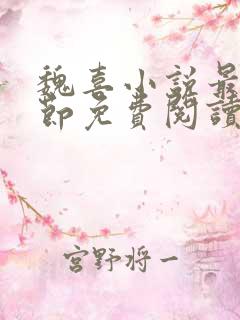 魏喜小说最新章节免费阅读无弹窗 魏喜小说最新章节免费阅读无弹窗