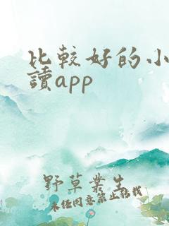 比较好的小说阅读app