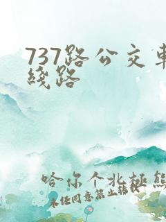 737路公交车线路