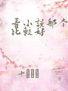 看小说那个软件比较好