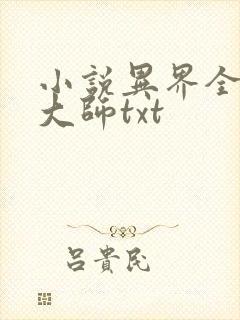 小说异界全职业大师txt
