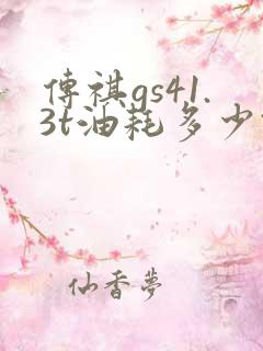 传祺gs41.3t油耗多少钱一公里