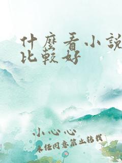 什么看小说软件比较好