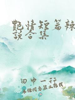 艳情短篇辣文小说合集 艳情短篇辣文小说合集