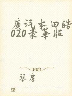 广汽本田皓影2020豪华版